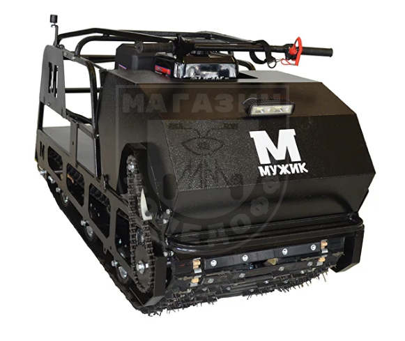 LUXE М600 Мотобуксировщик Мужик М600 Long 20 л.с Реверс