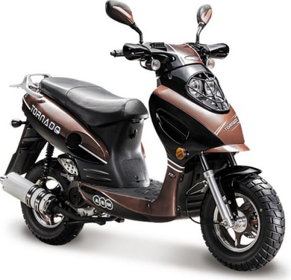 Скутер ABM Tornado (коричневый) 50сс 4т disk brake