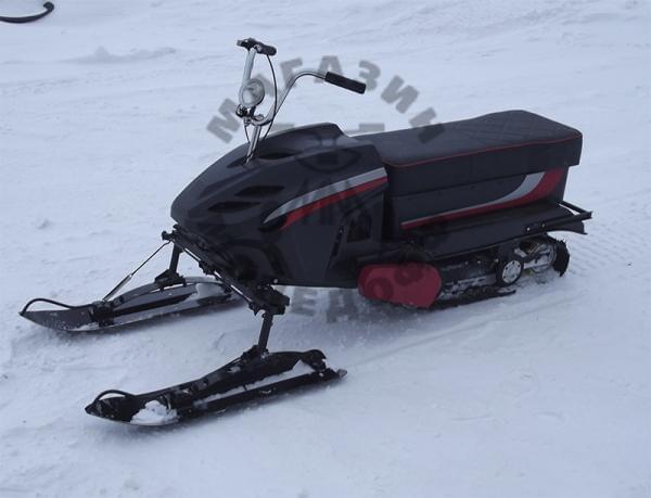 Снегоход Хорса Honda GX-200 (мототрансформер) + сани!