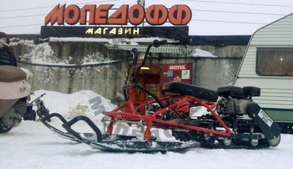 Завод Дягтерева Снегоход Вьюга МБГ- 2 (500мм) (мототрансформер) + сани! ЗиД