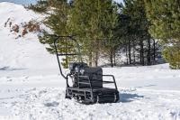 Мотобуксировщик Бурлак-М2 LRS Loncin 15 л.с. э/ст длинный на склизах