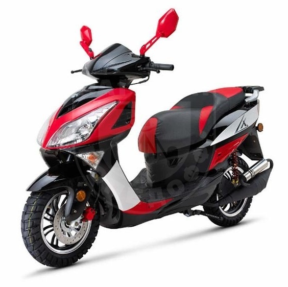 LIFAN Скутер Lifan LF50QT-QR красный