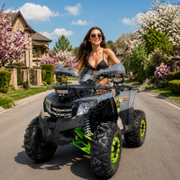 Машинокомплект MXR ATV125 PRO Grey/Green AC125 в интернет - магазине МОПЕДОФФ.