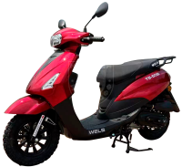 Скутер WELS XG 125(50) красный