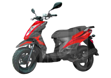 LIFAN Скутер Lifan LF50QT-9N red