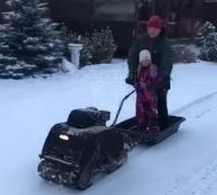 Мотобуксировщик Норка 500 Compact Lonchin 13 л.с. э/ст