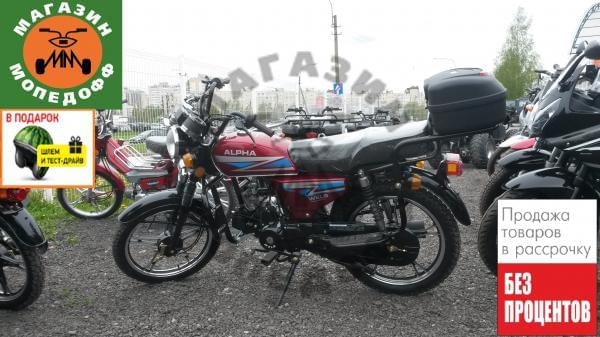 Мопед WELS Alpha LUX 110 (50) Альфа в Магазине Мопедофф +78129814555.