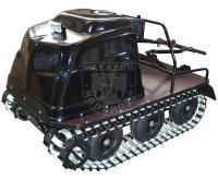 Мотобуксировщик вездеход KOiRA TR 13 с понижающим редуктором (для болот). с ручным стартером