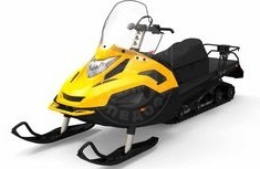 MOTAX Снегоход MOTAX SNOW 200 4т (жёлтый)