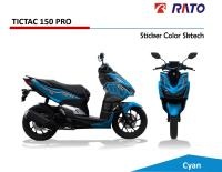 Скутер RATO Tictac 150 Pro Cyan