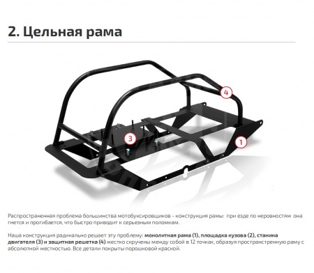 Норка 380 mini Мотобуксировщик Норка 380 mini Zongshen 9 л.с. с редуктором