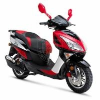 Скутер Lifan LF50QT-QR красный