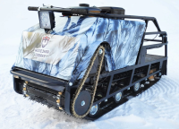 Мотобуксировщик Железная собака M500 Камуфляж белый «Охотник»