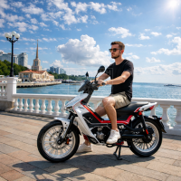 Скутеретта RATO T-Fun Silver Робот в Магазине Мопедофф +78129814555.