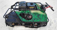 Мотобуксировщик Железная собака M500 mini 13 л.с Zongshen склизы