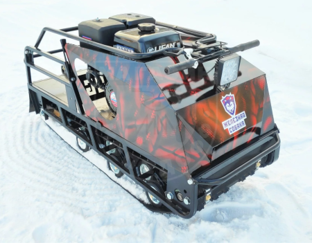 Железная собака Мотобуксировщик Железная собака M500 Камуфляж «Рыбак»