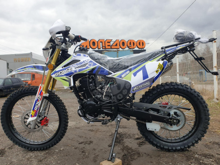 Roliz Мотоцикл Roliz Sport 003 green 172FMM кросс ПТС