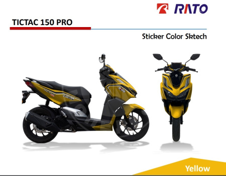 RATO Скутер RATO Tictac 150 Pro Yellow