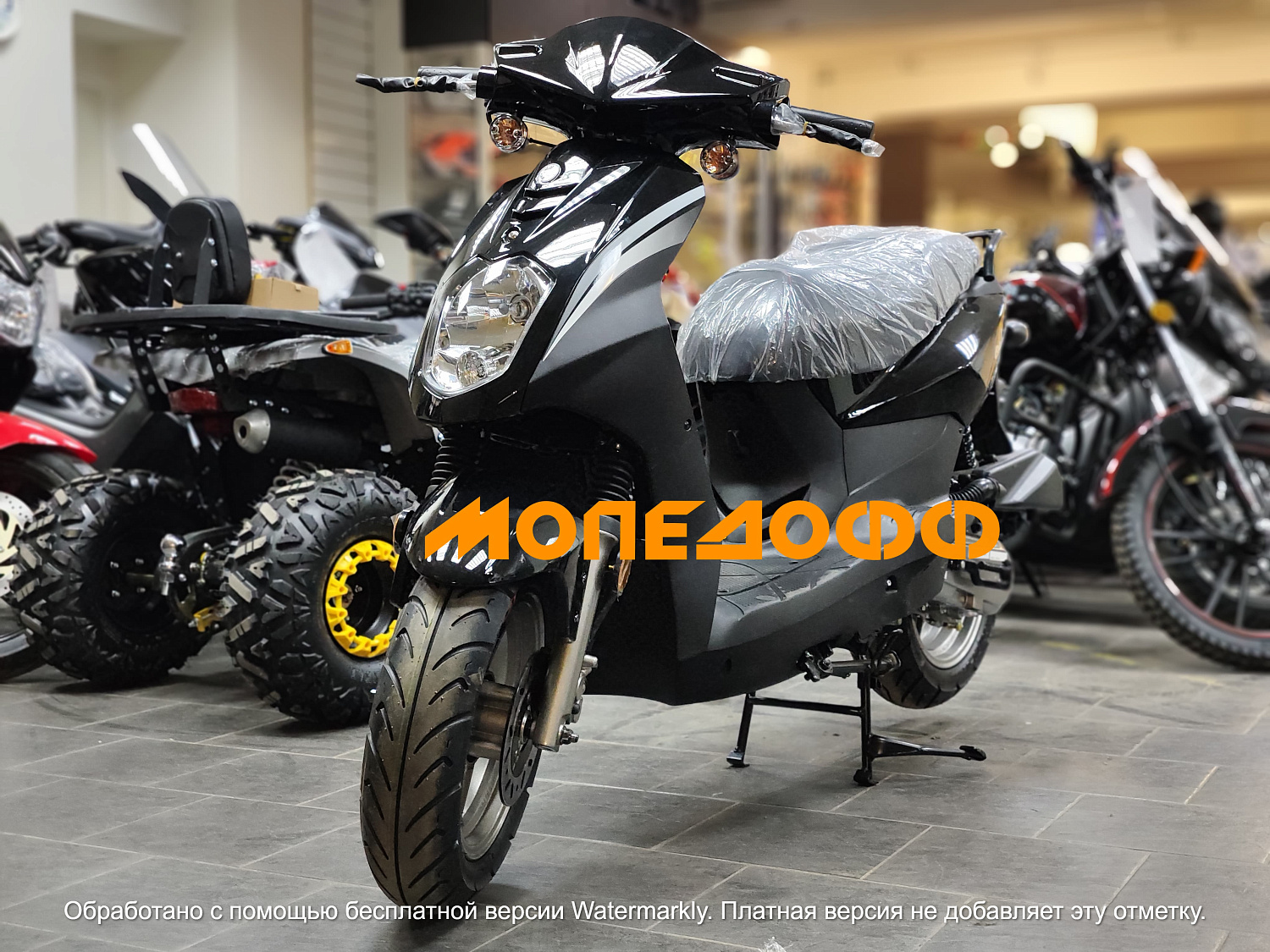 SYM Скутер SYM ORBIT 50 Черный