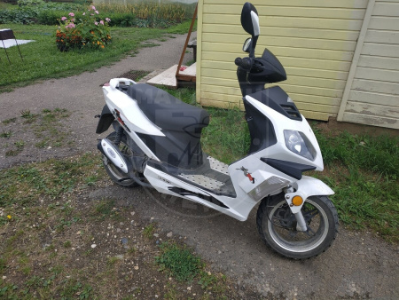 ABM Скутер ABM ZX50S 50сс 2т White