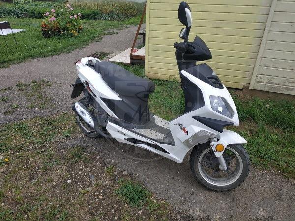 ABM Скутер ABM ZX50S 50сс 2т White