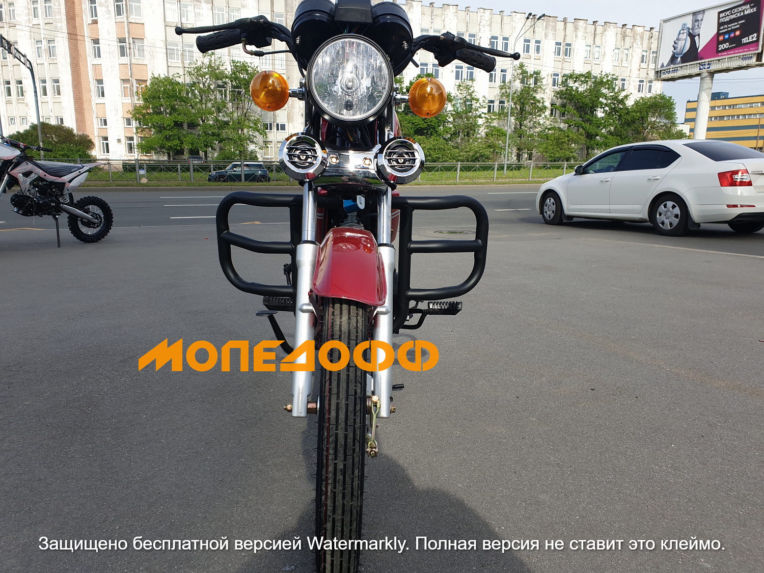 VENTO Мопед Alpha RIVA II red  110(50) (Альфа)