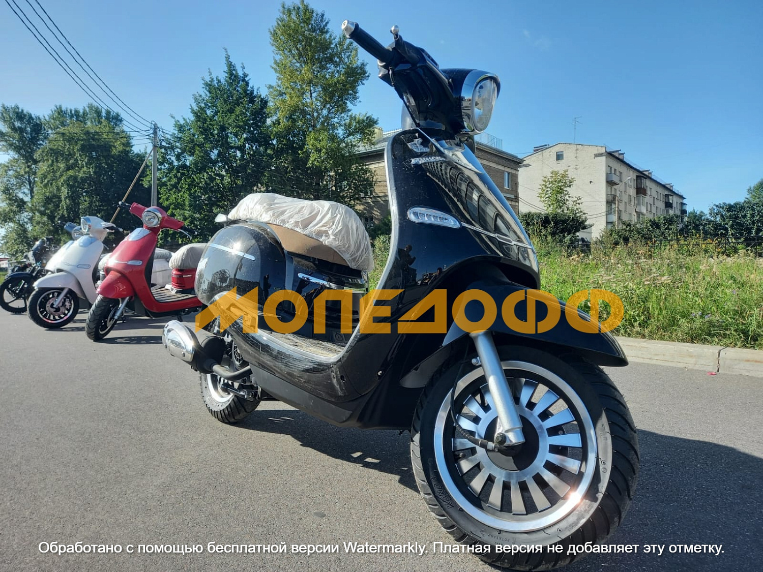 M1NSK Скутер M1NSK Vesna 125 (черный)  Ретроскутер