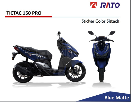 RATO Скутер RATO Tictac 150 Pro Blue Matte