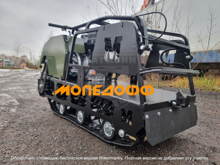 LUXE M500 Мотобуксировщик Мужик М500 22л.с. хаки с реверсом