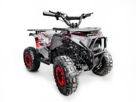 Grizzly Квадроцикл MOTAX Grizlik Midi E1000 BW красный