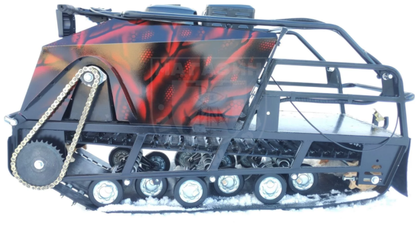 Железная собака Мотобуксировщик Железная собака M500 Камуфляж «Рыбак»