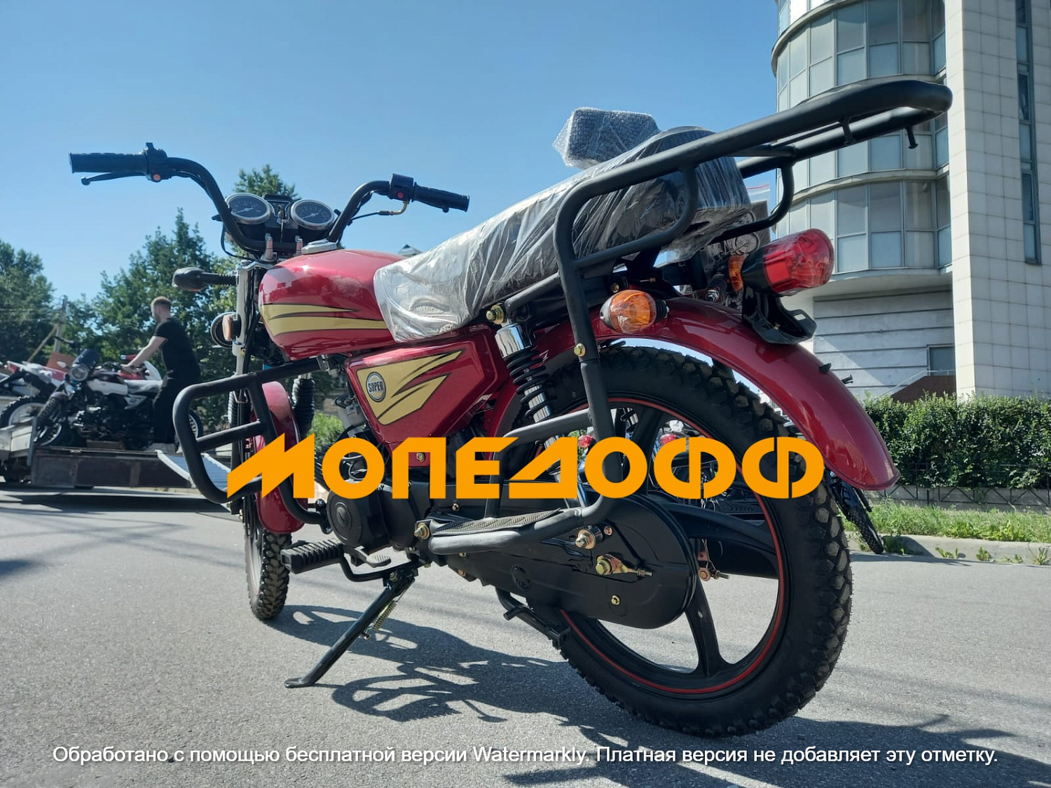 MM Мопед Альфа Alpha Classic Ruby Red