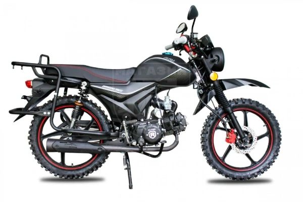 ROCKOT Мопед ROCKOT ALPHA OFFROAD M-12 (49.9сс) черный красный