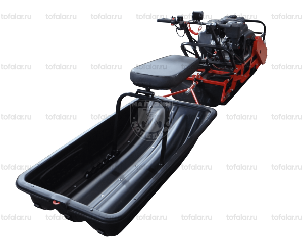 ТОФАЛАР Мотобуксировщик Тофалар 500 long Тягач-Толкач 20 ER (реверс + электростартер + подогрев ручек)