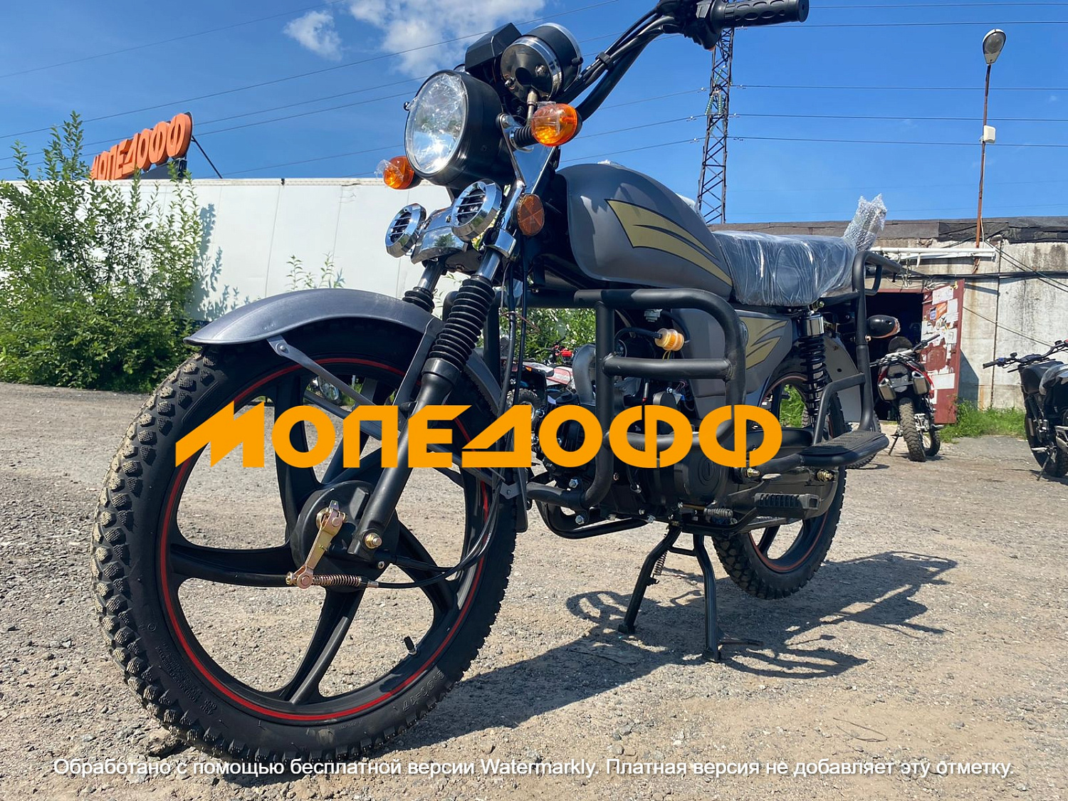 MM Мопед Альфа Alpha Classic Gray Matte