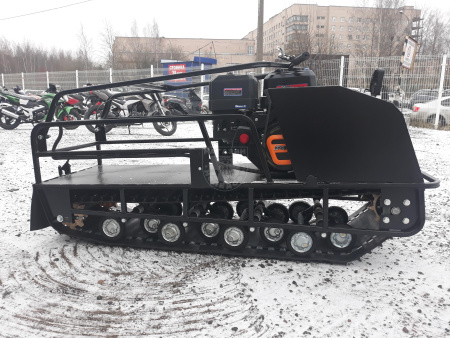 Одно-гусеничный М500 Мотобуксировщик Мужик М500 20л.с