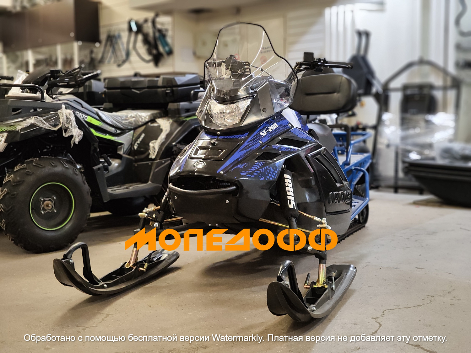 IRBIS MOTORS Снегоход туристический IRBIS SF200L blue
