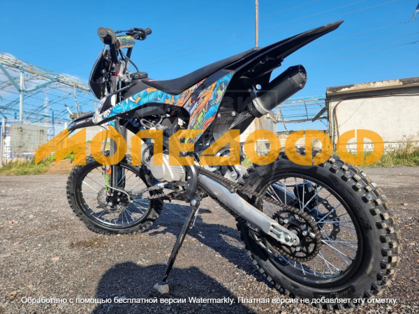 SSR Питбайк SSSR CORE 125 SA 17/14 робот BLUE WHITE MONSTER