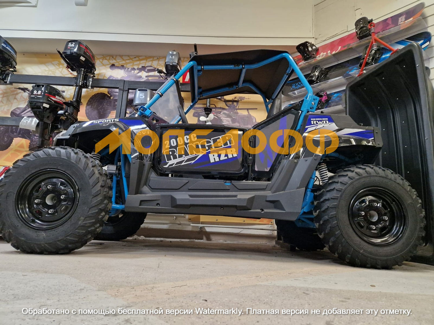 RANGER Багги Ranger RZR 200 EFI Blue BigWheels