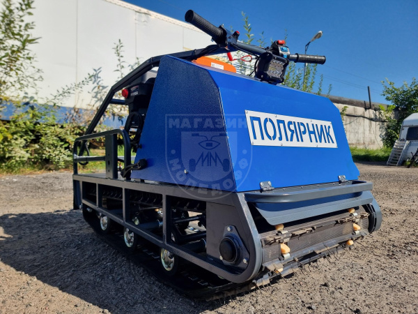 Pro Standart Мотобуксировщик Полярник M 500 Pro 20 л.с + реверс + тормоз + подогрев ручек + лыжный модуль
