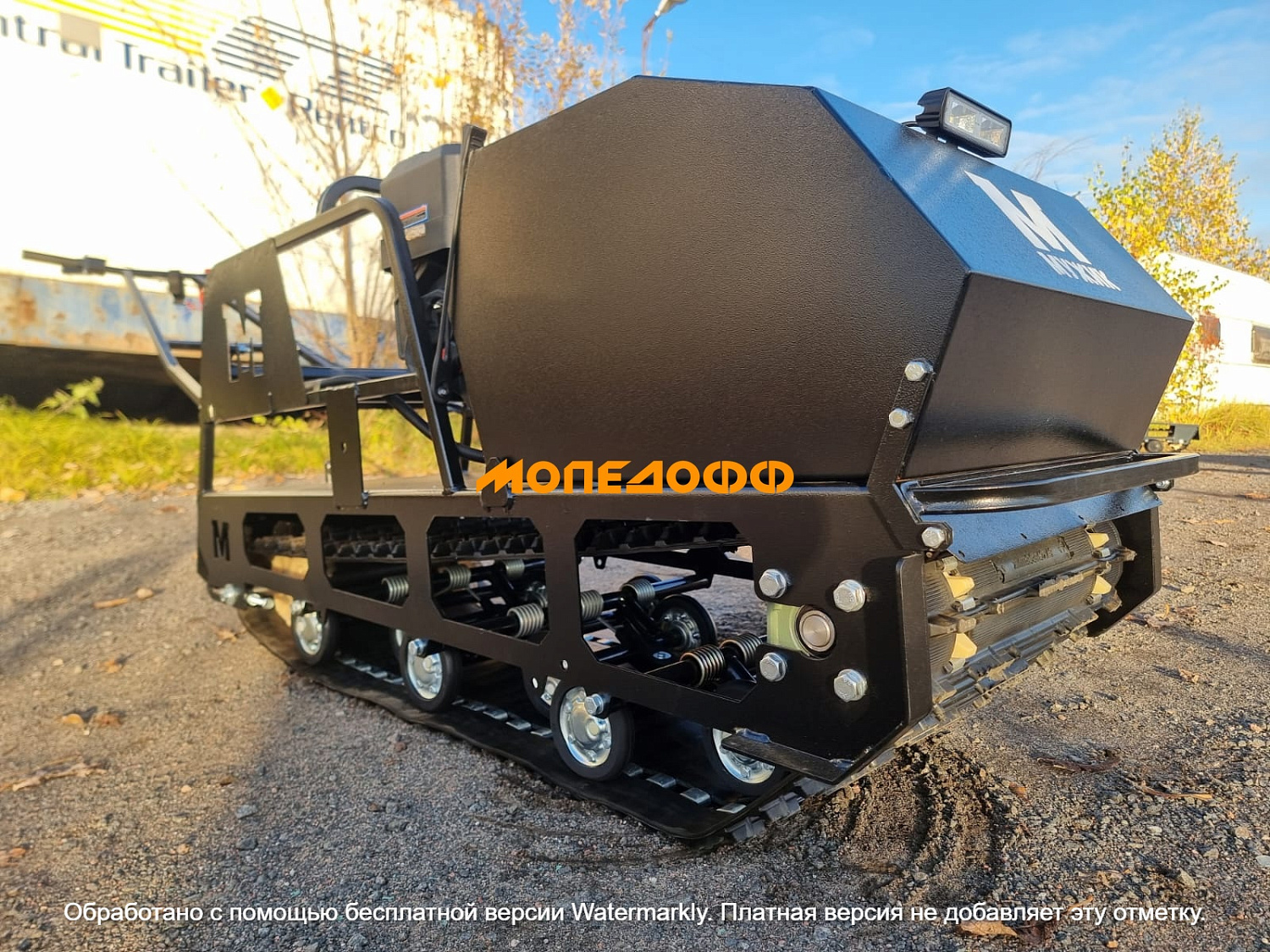 LUXE M500 Мотобуксировщик Мужик М500V black 15