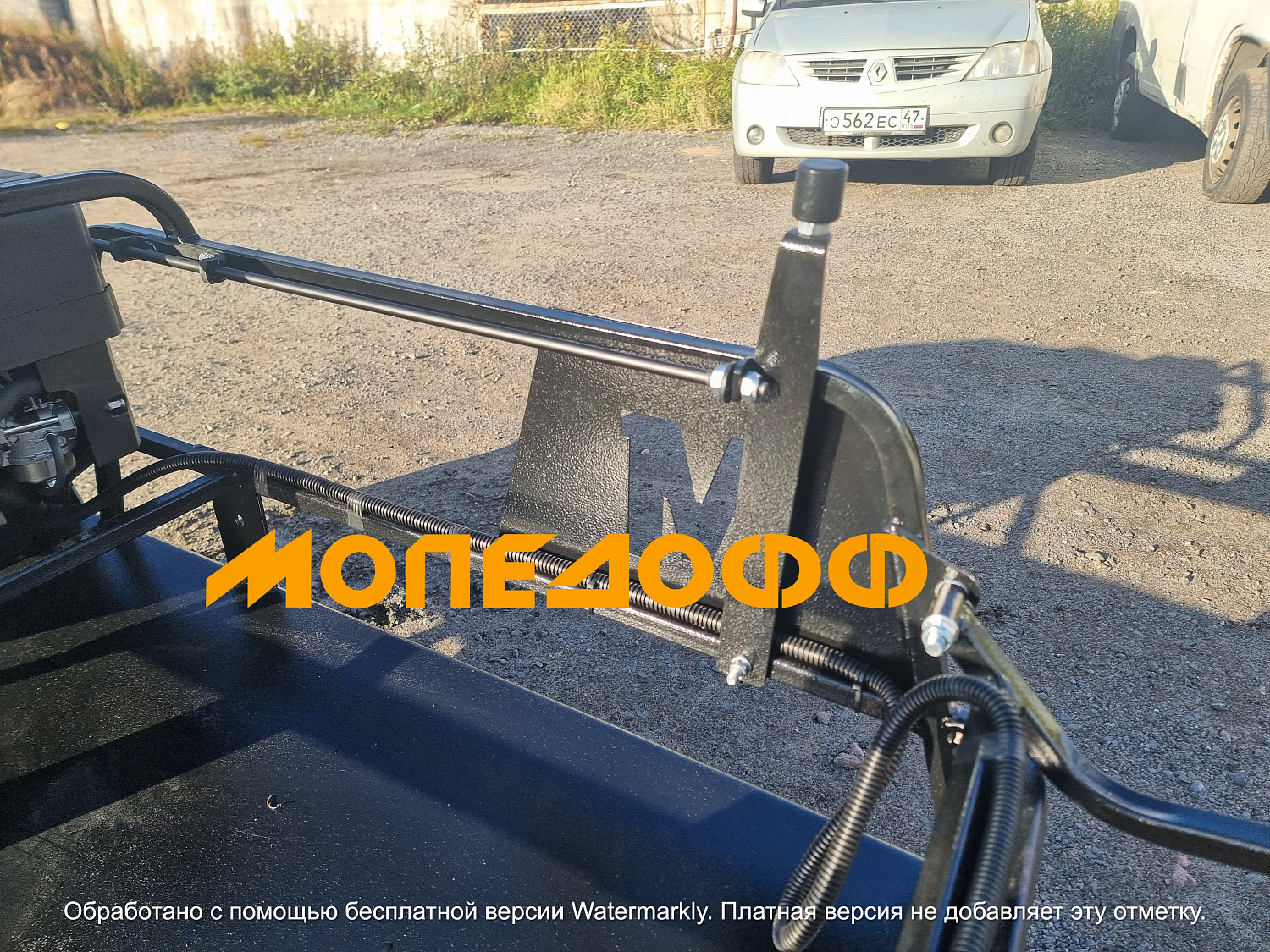 Одно-гусеничный М500 Мотобуксировщик Мужик М500 long 20л.с