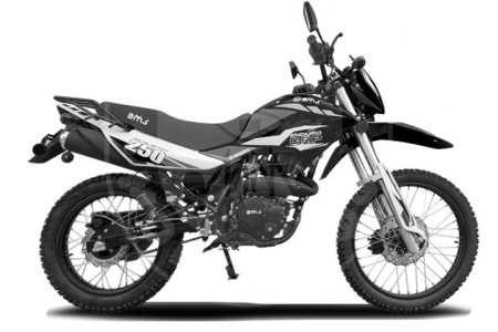 BMS Мотоцикл BMS ENDURO 250 CRP черный