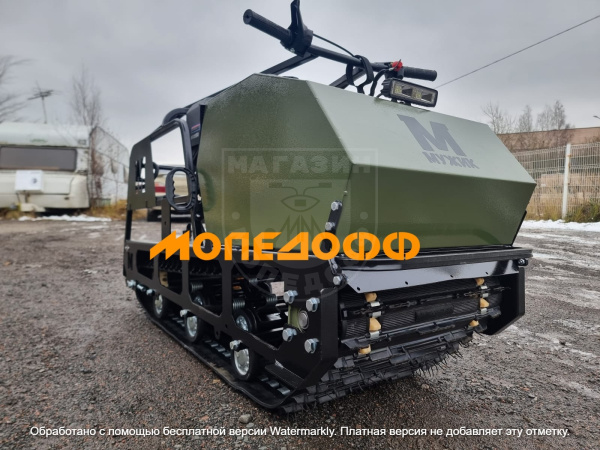 LUXE M500 Мотобуксировщик Мужик М500 20л.с хаки