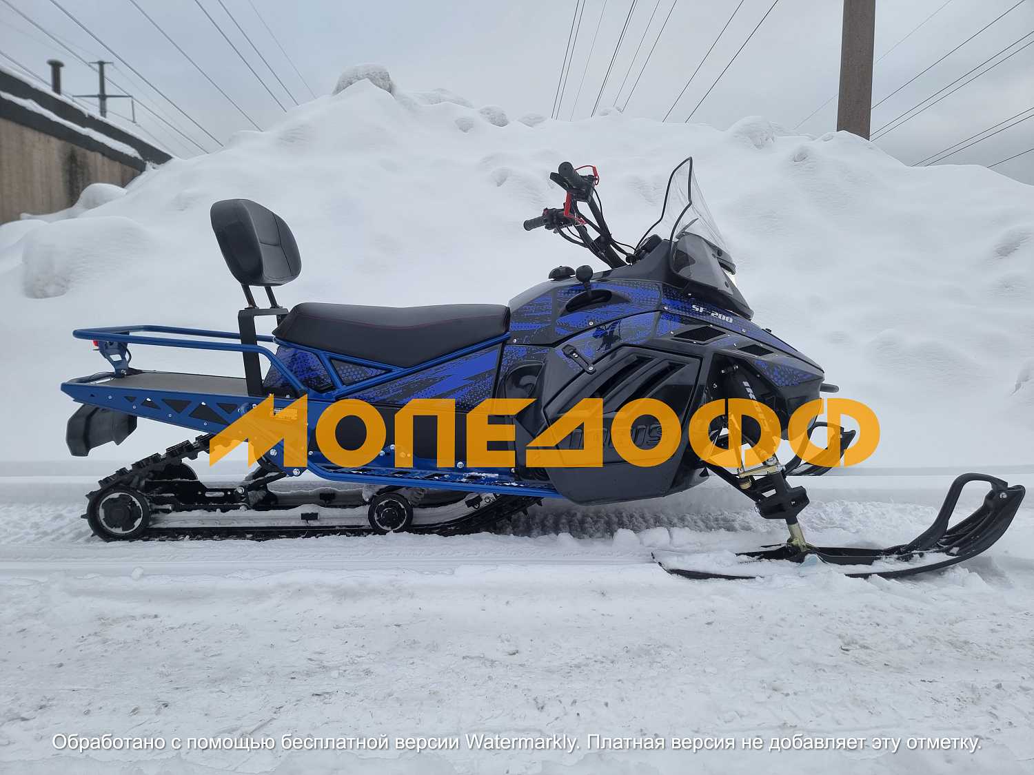 IRBIS MOTORS Снегоход IRBIS SF200LE Luxe Blue В