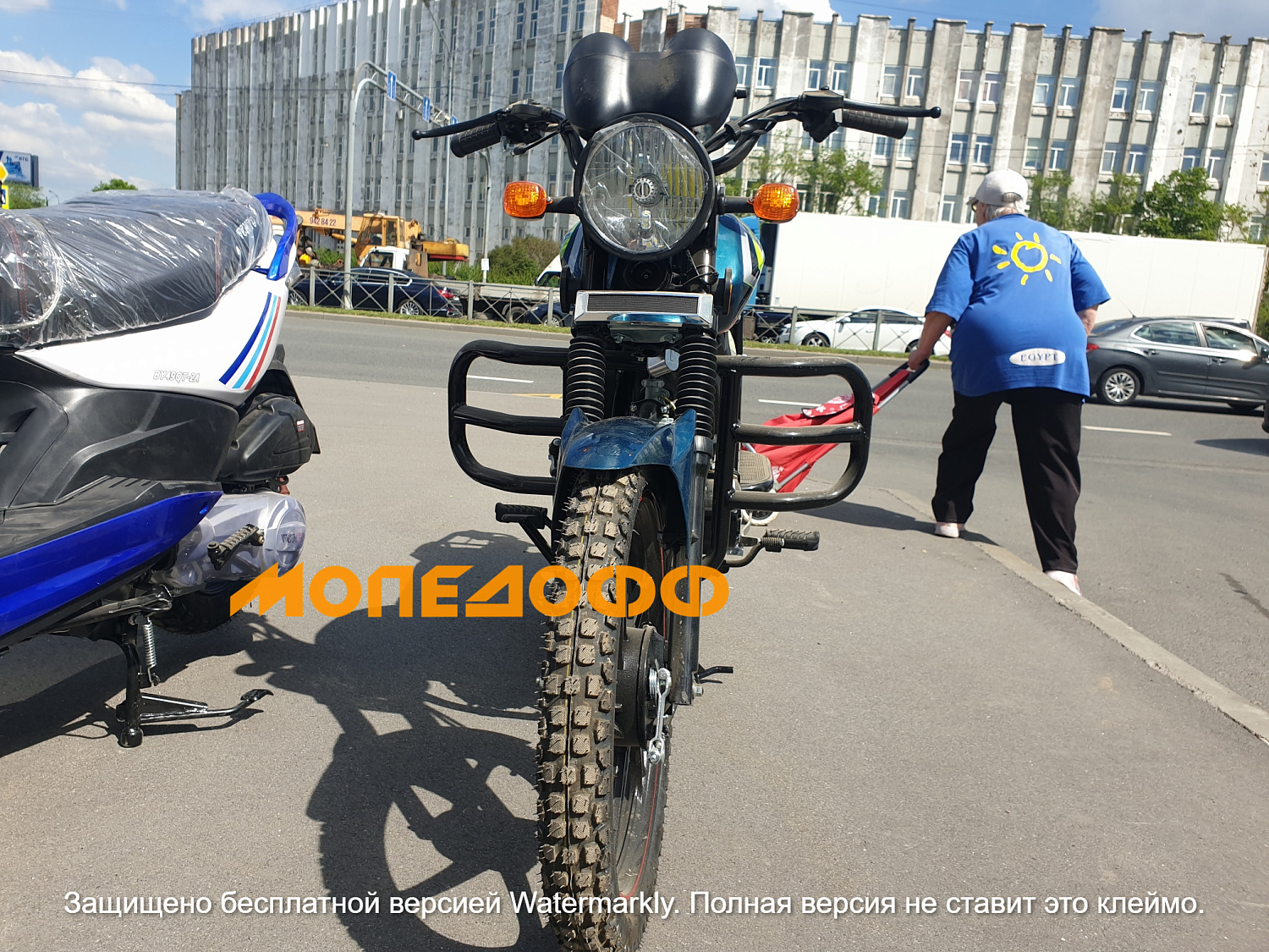 ROLIZ Мопед Roliz Alpha Tourist 125(50) Ocean