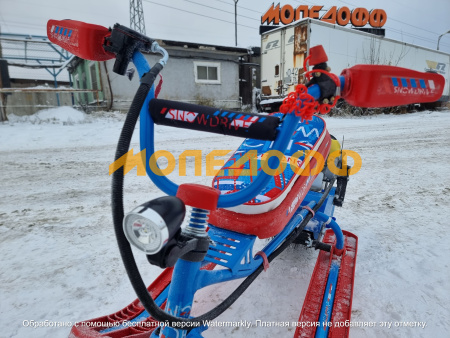 Детские снегоходы Снегоход детский Snow Kids Comfort blue/red