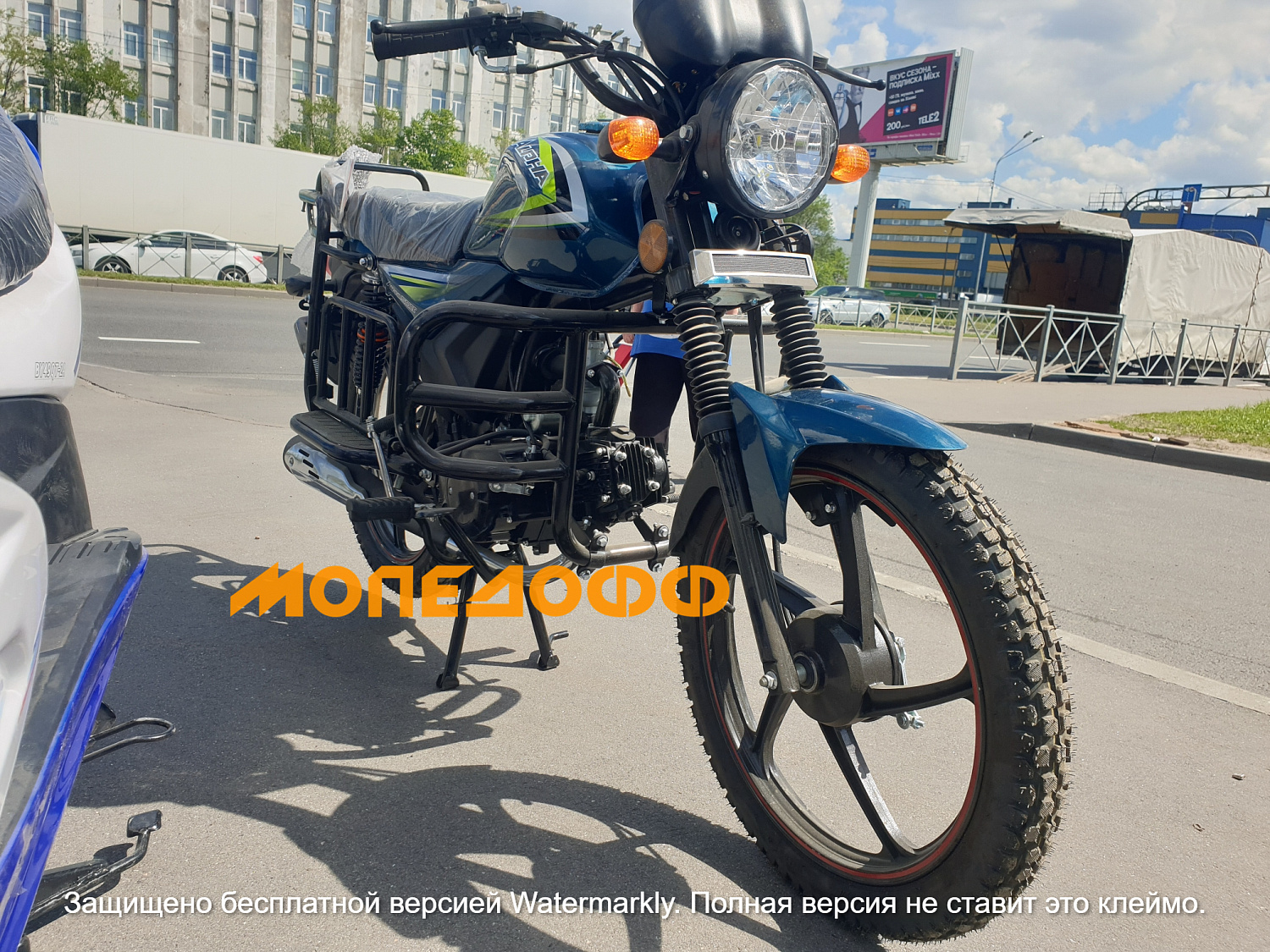 ROLIZ Мопед Roliz Alpha Tourist 125(50) Ocean