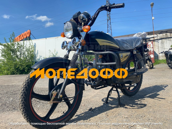 MM Мопед Альфа Alpha Classic Black Matte