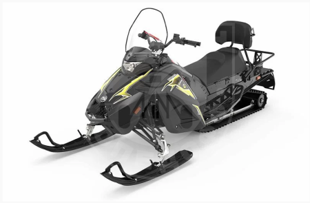 Stels Снегоход Stels S200L Капитан Черный (удлиненная гусеница)